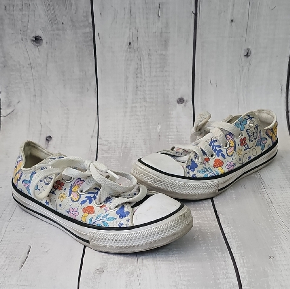 Converse Kids Multicolor Floral Sneakers